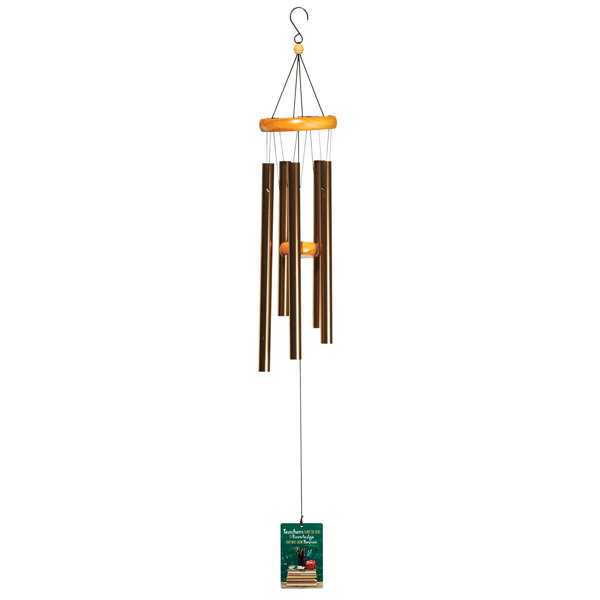 DicksonsInc Teachers Plant the Seed Wind Chime Wayfair